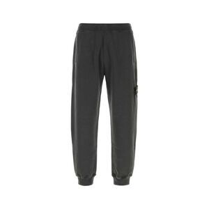 Stone Island Men Charcoal Cotton Joggers